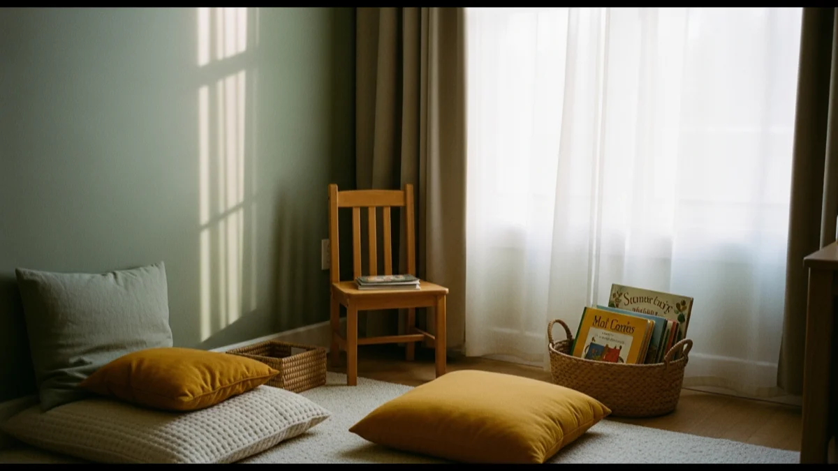 Warm Christian children's therapy room at Graceway Wellness