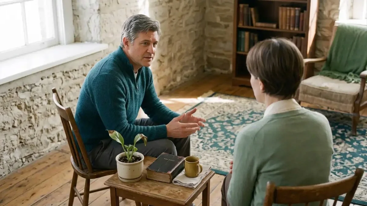 Church staff member in faith-integrated counselling at Graceway Wellness