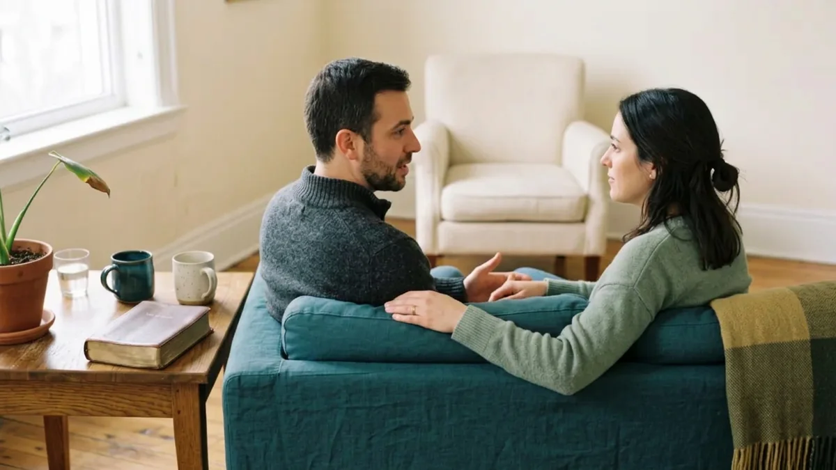 Missionary couple in marriage counselling at Graceway Wellness