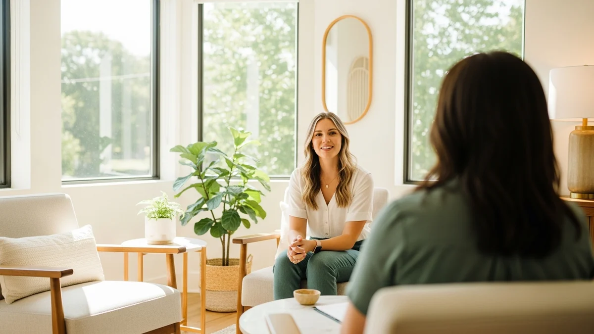 A welcoming therapy session at Graceway Wellness in Burlington